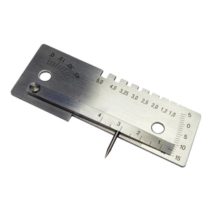 용접 게이지 용접 솔기 게이지 다기능 용접기 템플릿 용 범용 스테인레스 스틸 45 도 측정 도구 - Product Image 4