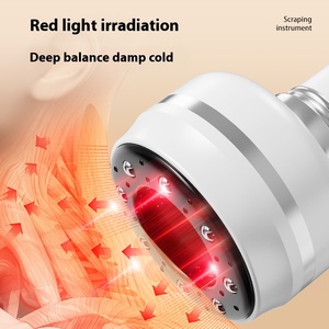 Outils de thérapie par ventouses électriques portables Gua Sha, outils de modelage du corps, brûleur de graisse, <span class=keywords><strong>appareil</strong></span> de massage avec chauffage rouge - Product Image 4