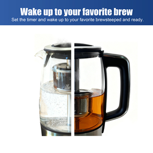 <span class=keywords><strong>Bollitore</strong></span> da tè <span class=keywords><strong>elettrico</strong></span> di fascia alta <span class=keywords><strong>con</strong></span> cestello per birra staccabile caldaia in acciaio inossidabile intelligente per gli appassionati di tè a casa - Product Image 3