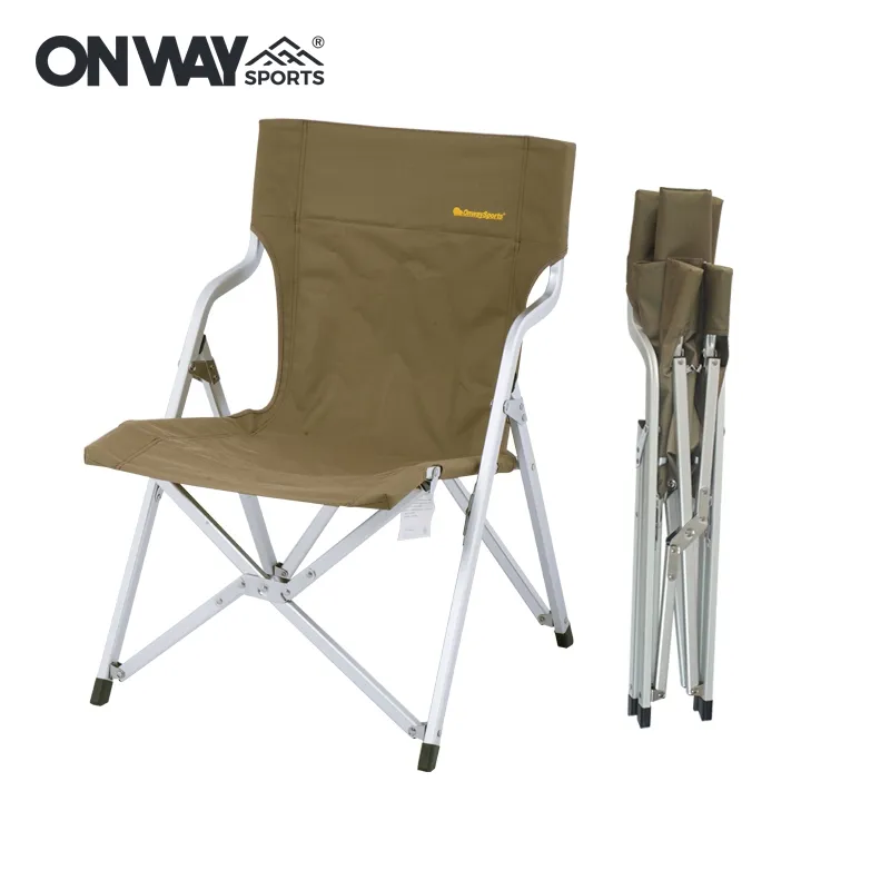 Oem Accept Portable Light Weight Aluminum Low Camping Chairs Folding