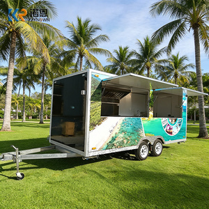 Camion de restauration rapide 5m, Kiosque à glaces, Camion à jus, Camion de restauration économique, Remorque alimentaire entièrement équipée, Camion à limonade - Product Image 1