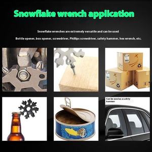 Clé hexagonale multifonction en acier inoxydable de qualité industrielle, personnalisable, OEM, garantie 1 an, coffret cadeau promotionnel de Noël - Product Image 5