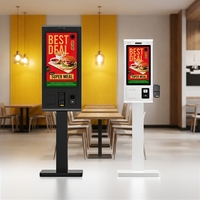Kiosque de paiement interactif en libre-service de 15,6, 21,5 et 23,8 pouces avec systèmes de support au sol en option et 11 machines de commande automatique pour centre commercial