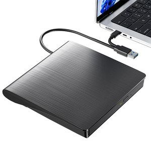 ไดรฟ์ซีดี/ดีวีดีแบบพกพา USB3.0 ภายนอก เครื่องเขียน/เล่น/อ่านแผ่นออปติคอลแบบซูเปอร์ สำหรับใช้งานกับแล็ปท็อป - Product Image 2