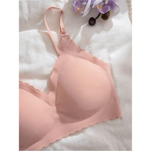 FOXA Lot de 6 bralettes sans couture rembourrées sans armatures pour femme, style caraco, bonnets triangulaires, sous-vêtements confortables - Product Image 3