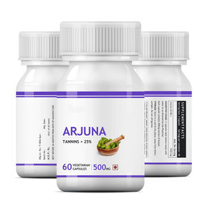 Capsule vegetariane <span class=keywords><strong>Arjuna</strong></span> 500mg integratori a base di erbe 2 capsule Daily Heart Health Heart Health flacone in HDPE certificato GMP> 25% - Product Image 3