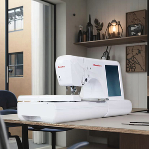 จักรเย็บผ้าคอมพิวเตอร์ขนาดเล็ก HK-890 ความเร็วสูง เครื่องเดียว สำหรับงานเย็บปักถักร้อยบนผ้าเรียบ สภาพใหม่ สำหรับใช้ในบ้าน - Product Image 6