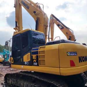 Excavatrice chenillée hydraulique utilisée bon marché de KOMATSU PC160 excavatrice KOMATSU d'occasion de 16 tonnes meilleure vente de marque du Japon haute performance - Product Image 1