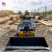 EURO5 CE EPA Cina produsen Mini selip Steer Loader 500 KG Crawler Loader Euro5/EPA mesin Parker pompa hidrolik pompa cepat