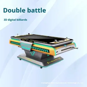 Table de billard numérique d'arcade commerciale à monnayeur avec jeu à deux joueurs, numérisation de code <span class=keywords><strong>QR</strong></span> et classement <span class=keywords><strong>en</strong></span> <span class=keywords><strong>ligne</strong></span> - Product Image 4