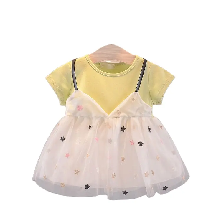 Vestido De verano para bebé y niña, bonito Vestido De verano, Elegante, De malla, 3 años, 2021