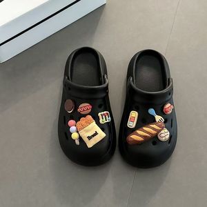 Sabots plats pour femme en EVA de haute qualité, légers, respirants et confortables, à bout fermé, avec soutien de la voûte plantaire, pour l'été et l'automne, style plage DIY - Product Image 4