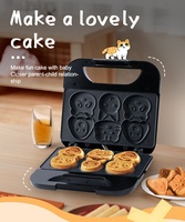 Machine à sandwich Sokany, nouveau design, automatique, antiadhésive, pour faire des biscuits en forme de dessin animé