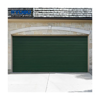 Porte roulante électrique alu avec mousse PU, antivol, haute qualité, fournisseur chinois, résidentiel industriel