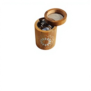 Brûleur à Bakhoor en bois avec incrustation de nacre de qualité supérieure, porte-encens artisanal de luxe avec un design mosaïque élégant pour la décoration de la maison - Product Image 6