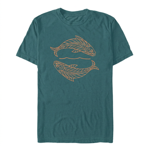 Premium Cotton <b>Fish</b> Print <b>T</b> <b>Shirt</b> Custom Graphic Crew Neck Casual Streetwear Tee for Men with private label - Product Image 1