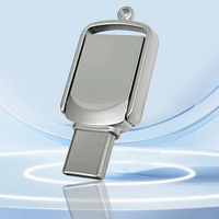 Mini clé USB en métal Type-C 8 Go 16 Go 32 Go 64 Go 2 en 1 OTG, clé mémoire, disque flash, clé USB, clé USB portable