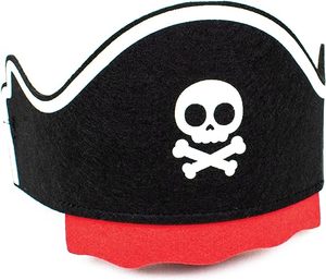 Cappello da pirata per bambini adatto ai bambini di tutte le età cappelli da festa pirata per ragazzi e ragazze vestito operato per borse da festa eventi scolastici per bambini - Product Image 3