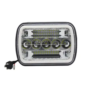 Quadratischer LED-Dichtung balken Hi/Low Beam mit rechteckigem DRL-Ersatz 5x7 Zoll LED-Scheinwerfer für Chevy Ken worth