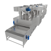 Séchoir automatique industriel en acier inoxydable pour aliments Séchoirs à gaz pour collations Chips de banane Chips de pomme de terre pour restaurants