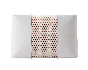 Schiuma senza allergeni pressione alleviare Talalay Thailand lattice tessuto bianco massaggio cuscino onda - Product Image 2