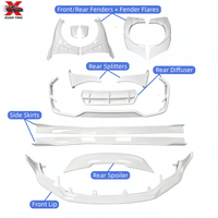 Kit aérodynamique en fibre de carbone de style ART de haute qualité pour Lexus IS 2021-2024 : Lame avant, jupes latérales, diffuseur arrière, spoiler, extensions d'ailes