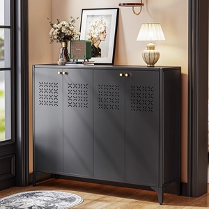 Meuble à chaussures en acier anti-poussière multi-niveaux pour la maison, rangement pour entrée et couloir, usage adulte - Product Image 5