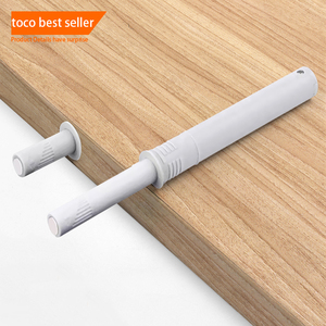 Toco nhanh chóng tự Chốt đẩy kéo nối cửa tủ gần hơn mở hệ thống nhựa kim loại vuông đẩy nút ngăn kéo chốt - Product Image 5