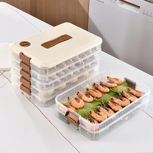 Popular 5-layer Food <b>Storage</b> Box Timer <b>Kitchen</b> Stackable Dumpling Freezer Food <b>Storage</b> <b>Container</b> <b>Kitchen</b> Accessories - Product Image 3