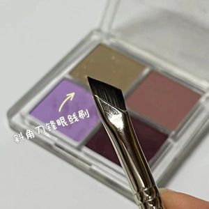 <span class=keywords><strong>Pinceau</strong></span> <span class=keywords><strong>Eyeliner</strong></span> Amélioré Manche Confortable Lame Biseautée Ver À Soie Détail Faucille Plate pour Paupière Yeux Crayon À Sourcils Correcteur - Product Image 4