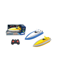 Haute qualité 2.4G Mini télécommande hors-bord 2 canaux vitesse rapide RC bateaux et navires pour enfants