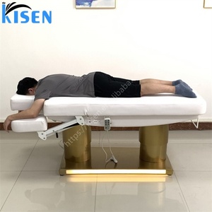 Lit de massage électrique multifonctionnel Kisen pour salon, spa et clinique, avec base en acier inoxydable et double colonne - Product Image 5
