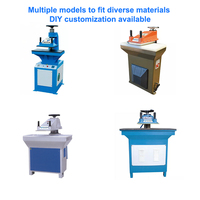Presse à bras oscillant hydraulique industrielle manuelle de 10 à 27 tonnes |   Découpeuse à moteur robuste pour cuir, idéale pour la fabrication de semelles de chaussures