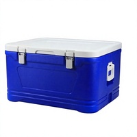 Glacière isotherme portable en plastique de 65 litres, épaissie, verticale, carrée, pour camping, vente ambulante