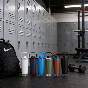 Bottiglia d'Acqua in Acciaio Inox a Doppia Parete con Isolamento Sottovuoto da 20 oz, Shaker per Palestra e Fitness, Senza BPA, per Bevande Calde e Fredde - Product Image 6