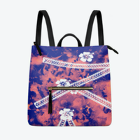 Sac à dos en PU décontracté et tendance, motif tribal polynésien Elei, personnalisable, polyvalent, élégant et pratique, matériaux imperméables