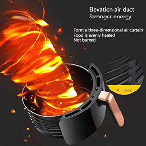 <span class=keywords><strong>Friggitrice</strong></span> <span class=keywords><strong>ad</strong></span> <span class=keywords><strong>Aria</strong></span> 4.5L Forno Elettrico Senza Olio con Schermo Digitale LCD Touch per Pollo al Forno Pizza Patatine - Product Image 6