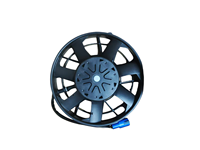 Ventilateur axial sans balais SPAL VA89-ABL320P/R/A/N-94A 12V/24V pour le refroidissement du condenseur et du radiateur de climatisation de bus