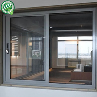Ventanas Plegables de Esquina Fijas y Deslizantes de Alta Calidad para Balcón, Ventana Corredera Antimosquitos de Aleación de Aluminio