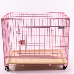 Quick Fold Dog Crate One Hand Folding, Portable Metal Kennel for Dogs with Carry Bag, Space Saving Pet <b>Cage</b> - Product Image 5