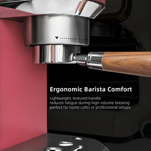 Porte-filtre <span class=keywords><strong>à</strong></span> <span class=keywords><strong>café</strong></span> sans fond de 51 mm compatible avec les séries <span class=keywords><strong>Delonghi</strong></span> ECP, ECO / EM, 3 oreilles - Product Image 5
