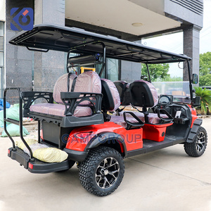 Voiture de golf électrique tout-terrain surélevée à batterie au lithium <span class=keywords><strong>6</strong></span> places CAMP Sightseeing Golf <span class=keywords><strong>Cart</strong></span> Club Car - Product Image 6