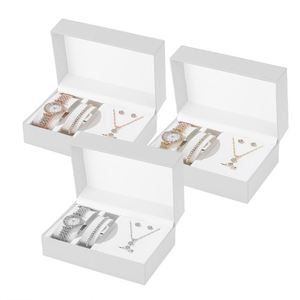 Women's Jewelry <b>Gift</b> Set 5 Pcs Earring Necklace Female Giveaways <b>Gift</b> Set with Box - Product Image 1