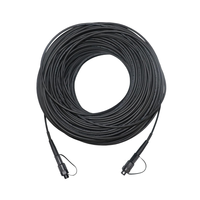 Kabel Drop FTTH Tahan Air IP68 Pra-Konektor |   SC/APC ke OptiTap/Mini SC untuk Afrika untuk Kabel Komunikasi FTTX