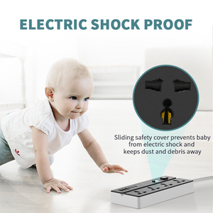 NS-4806 công nghiệp USB Type-C Power Strip 4 thời gian mở rộng ổ cắm quá tải chuyển đổi phổ Ổ cắm hot sản phẩm nhà cung cấp - Product Image 4