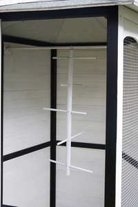 Fabriek Top Verkoop Kooi Hout Verticaal Speelhuis Outdoor Volière Houten Vogel Grote Papegaai Kooi Zeshoekig Vogelhuis