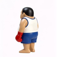Statue en résine de boxer-Décor de gymnastique artisanal, sculpture durable sur le thème du sport pour bureau, cadeaux pour hommes et objets de collection pour fans de boxe