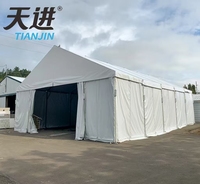 Tissu PVC occultant imperméable 680 GSM, matériau industriel pour structures de tentes extérieures robustes, pavillons d'exposition
