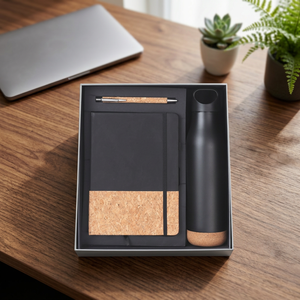 Liviya Eco-Friendly PU Leather Personalized Promotional Corporate Gift (<b>Diary</b> Water Bottle) Custom Logo Graduation Printing - Product Image 1