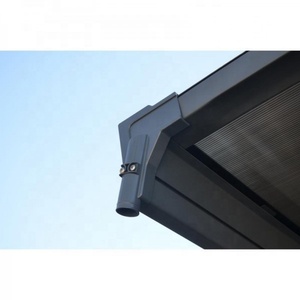 Talleres de Toldos & <span class=keywords><strong>Amp</strong></span> Carports con canalón de aluminio garaje plato policarbonato techo Roofing Material - Product Image 3